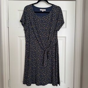 Floral Navy Dress